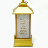 Our Lady of Grace Lantern Ornament  5" - Unique Catholic Gifts