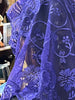 Grape Purple Jacinta Lace Mantilla Chapel Spanish Veil 51" - Unique Catholic Gifts