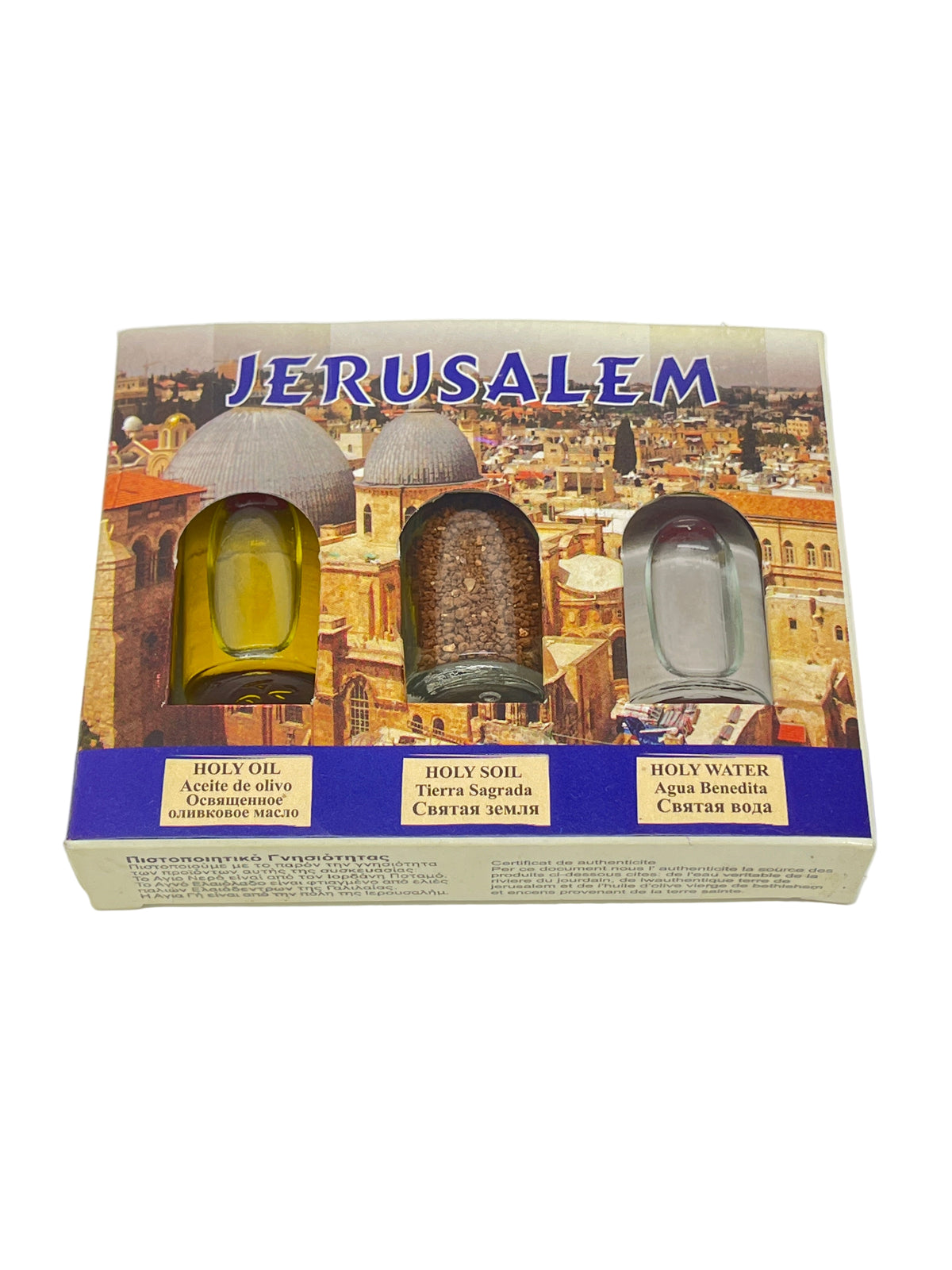 Jerusalem – Holy Land 3 Elements Souvenir Gift - Unique Catholic Gifts