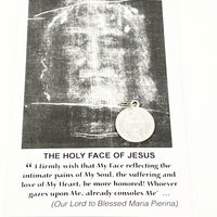 Holy Face of Jesus Medal and Pamphlet - Unique Catholic Gifts