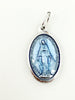 Soft Blue Enamel Miraculous Medal from Lourdes 3/4" - Unique Catholic Gifts