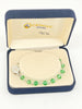 Emerald Rundell Crystal Rosary Bracelet 6MM - Unique Catholic Gifts