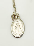 Sterling Silver Miraculous Medal 3/4" - Unique Catholic Gifts