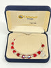 Ruby Red Crystal Rosary Bracelet 6MM - Unique Catholic Gifts