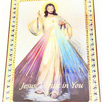 Divine Mercy Icon Plaque 5 1/2" - Unique Catholic Gifts