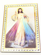 Divine Mercy Icon Plaque 5 1/2" - Unique Catholic Gifts