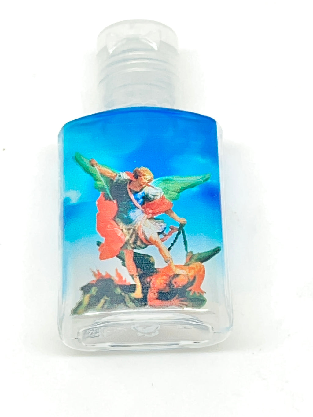 Saint Michael Holy Water Bottle (plastic) - Unique Catholic Gifts