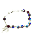 Garnet Rosary Bracelet 6MM - Unique Catholic Gifts