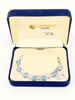 Light Blue Sapphire Crystal Rosary Bracelet 7MM - Unique Catholic Gifts