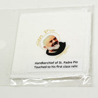 Padre Pio Handkerchief 3rd Degree Relic - Unique Catholic Gifts