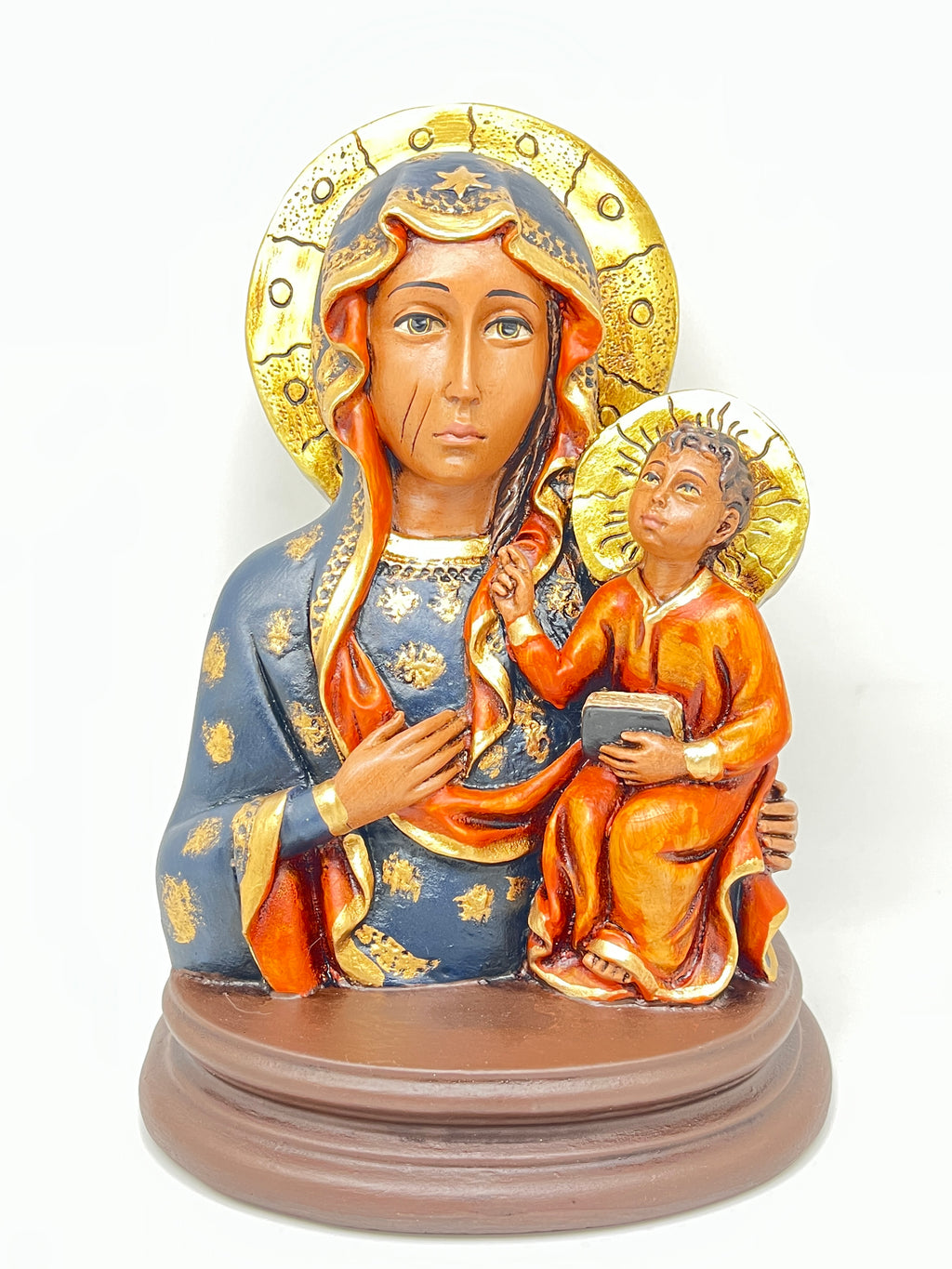 Our Lady of Czestochowa Standing Plaque-  "The Black Madonna" - Unique Catholic Gifts