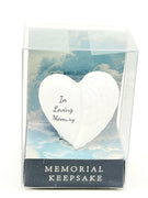 Winged Heart Memorial Keepsake "In Loving Memory" - Unique Catholic Gifts