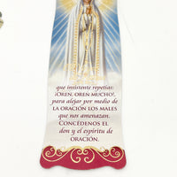 Separador de Libro - Virgen de Fatima - Unique Catholic Gifts