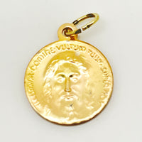 Gold Holy Face Oxi Medal with Pamphlet - Unique Catholic Gifts