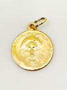 Gold Holy Face Oxi Medal with Pamphlet - Unique Catholic Gifts