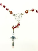 3rd Class Relic Holy Face Rosary Chaplet Purple - Unique Catholic Gifts
