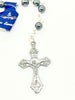 Hematite Rosary with First Communion Chalice (5mm) - Unique Catholic Gifts