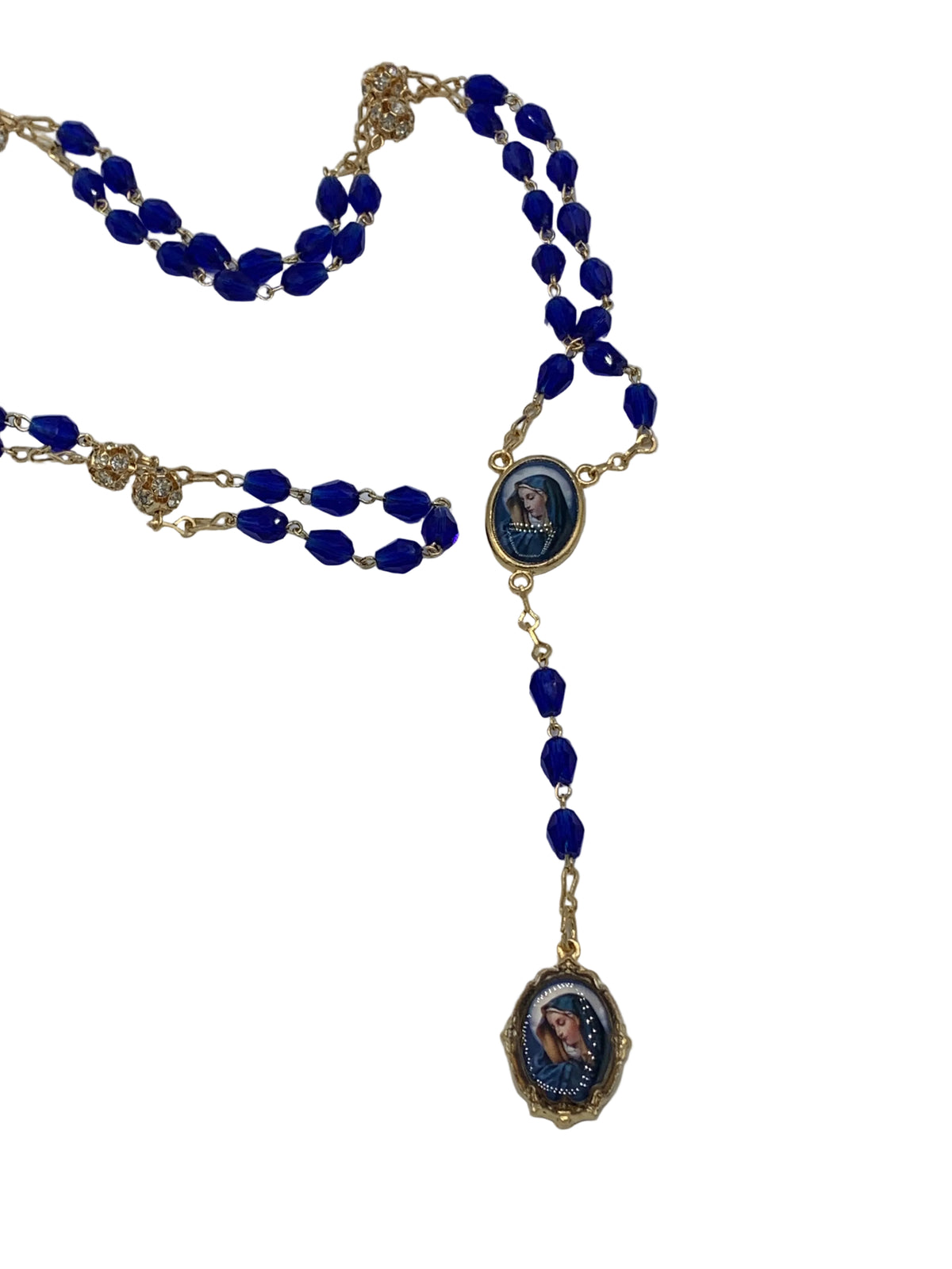 Siete penas de cristal azul (oro)