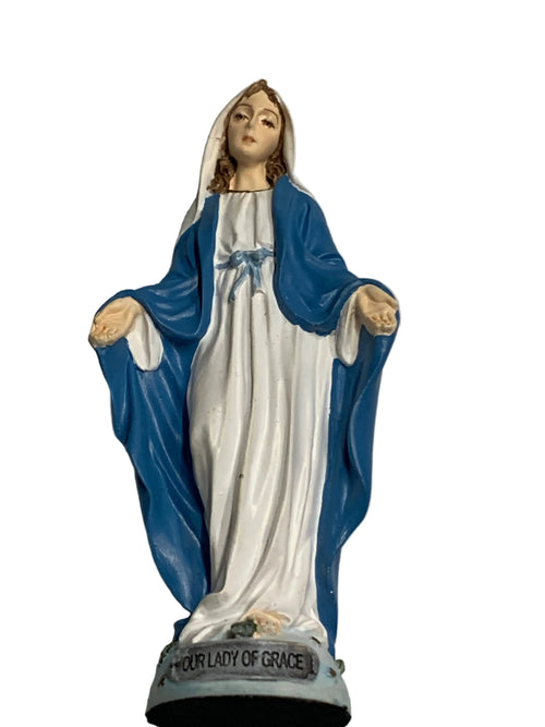 Mini Estatua del Arcángel de Bronce de San Miguel