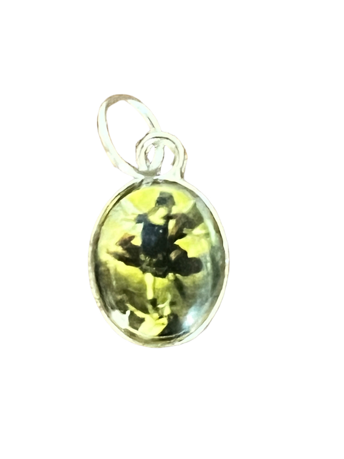 Small oval St. Michael medal charm with detailed image, perfect for bracelets or anklets.