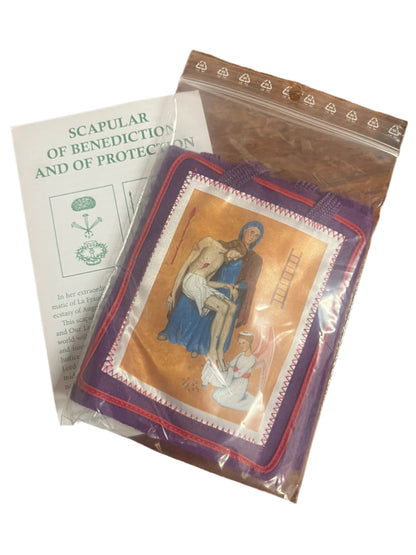 Purple Scapular for spiritual warfare