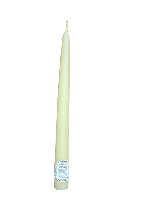 100% Beeswax Taper Candle