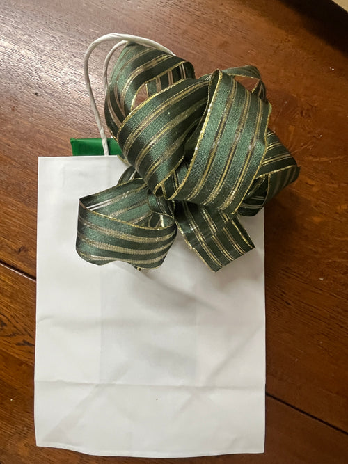 White Christmas Gift Bag 8 x 10"
