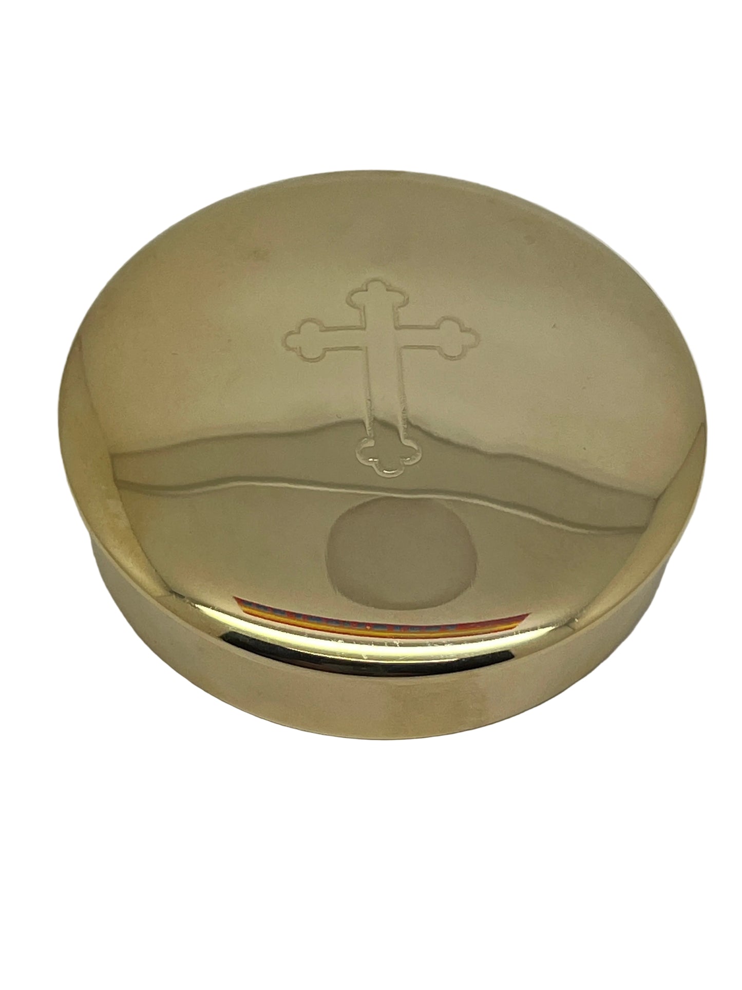 Large Brass Hospital Pyx