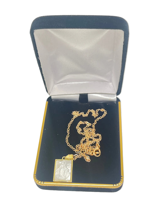 Virgin Mary Shell Pendant
