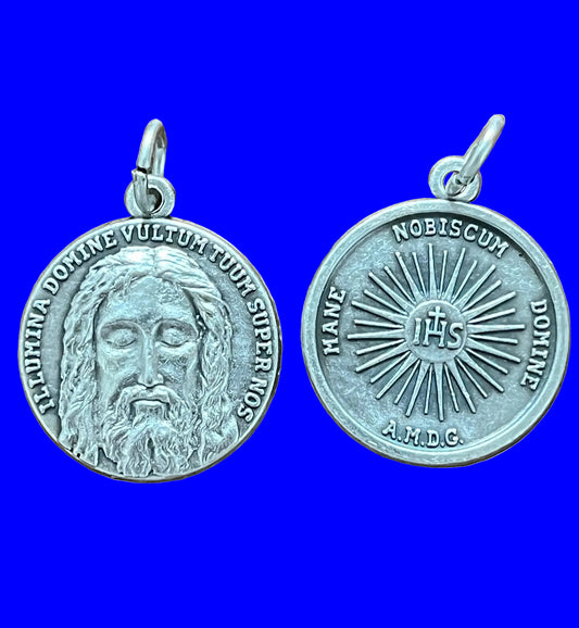 Silver Holy Face Premium Oxi Medal