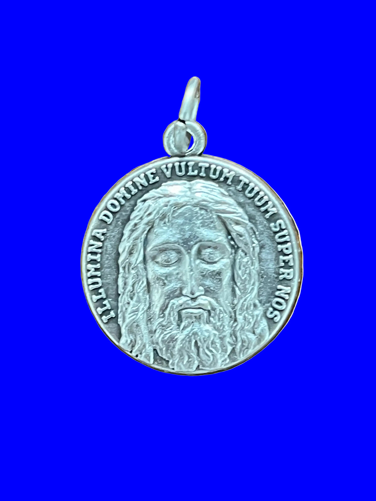 Silver Holy Face Premium Oxi Medal