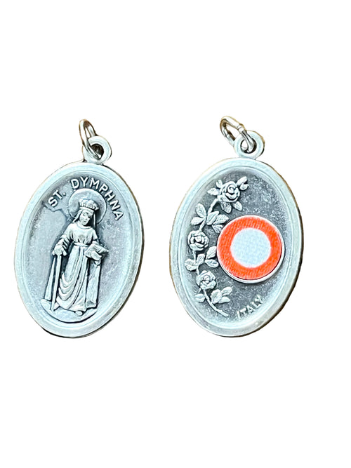 St. Dymphna Oxi Medal with Relic