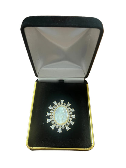 Our Lady of Grace Oval  Pin 1 1/2"H