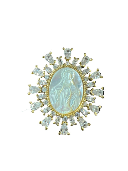 Our Lady of Grace Oval  Pin 1 1/2"H