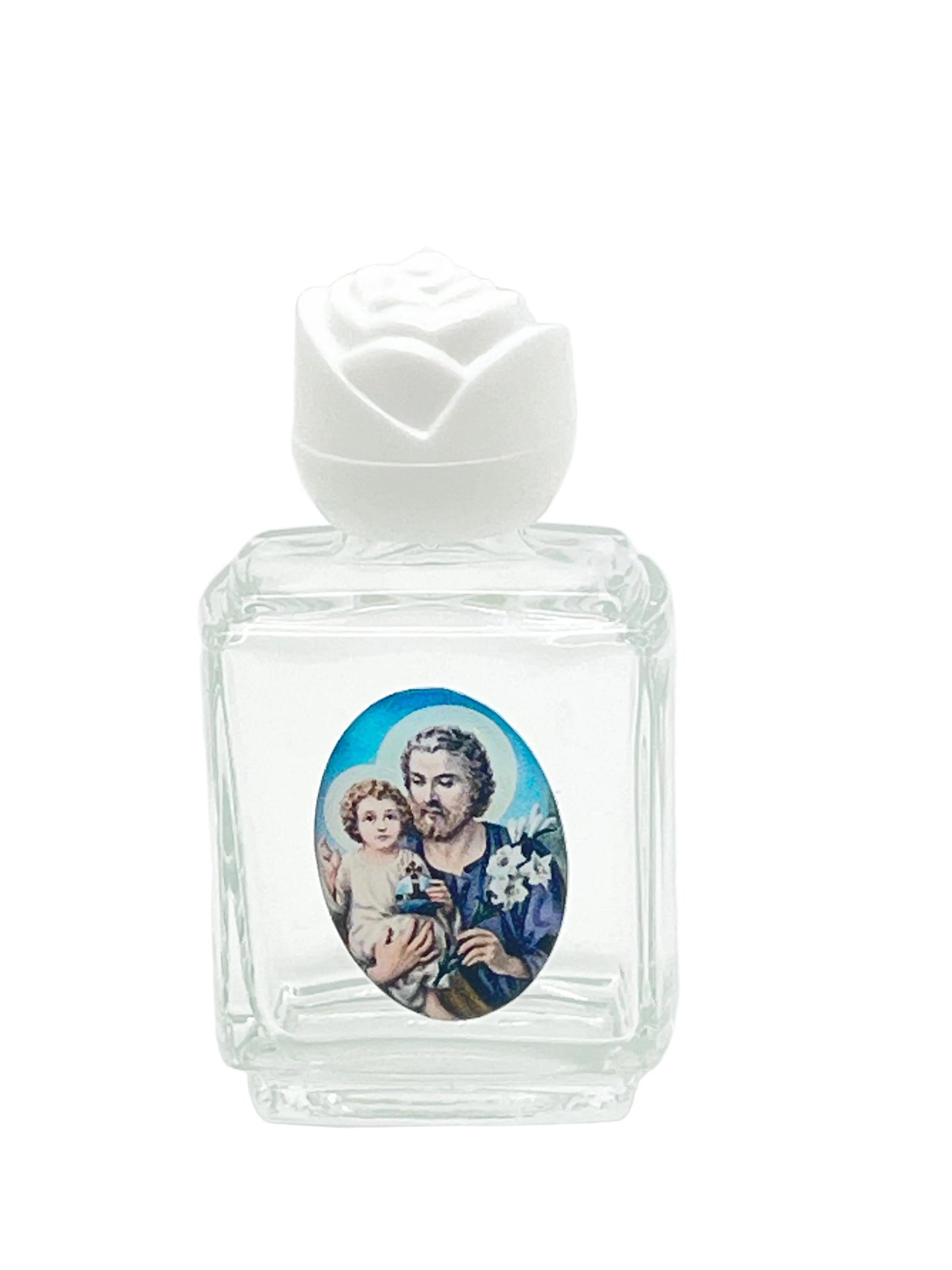 St. Joseph Glass Holy Water Bottle 2"