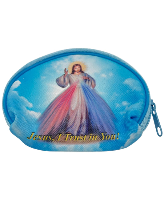 Divine Mercy Rosary Pouch Large
