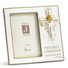 "I am the Bread of Life" Holy First Communion Frame With Chalice Cross  (7 1/2") for 4 x 6 picture - Unique Catholic Gifts