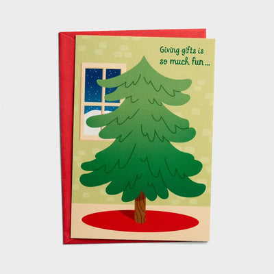 Interactive Sticker Christmas Tree - 8 Christmas Boxed Cards - Unique Catholic Gifts