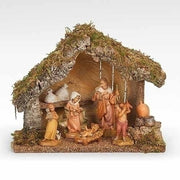 5 FIigure  Italian Stable  Nativity Scene 5" scale - Unique Catholic Gifts