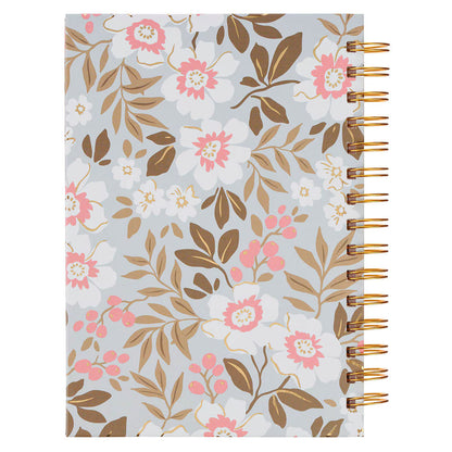 Things Are Possible White Poppy Spiral Journal - Matthew 19:26