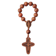 Jujube Wood One Decade Rosary 10MM - Unique Catholic Gifts