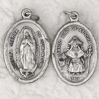 Lady of Guadalupe / Infant of Atoche Double Sided Oxi Medal 1