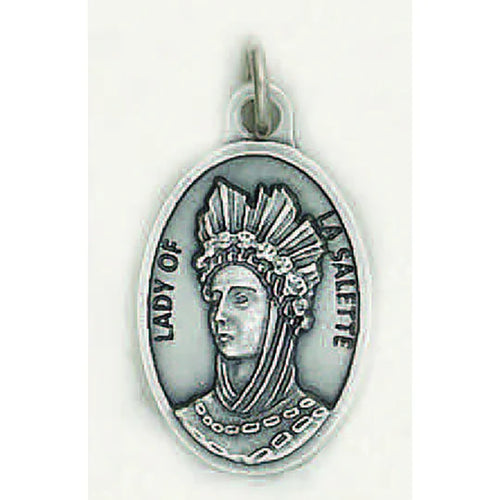Our Lady of La Salette Pray Oxi Medal 3/4"
