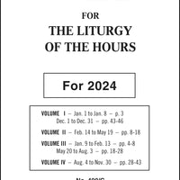 Liturgy Of The Hours Guide For 2024 - Unique Catholic Gifts