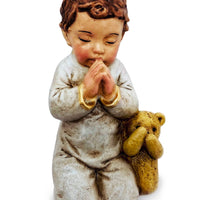 Child with Tedy Bear - 5 in. - Unique Catholic Gifts