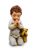 Child with Tedy Bear - 5 in. - Unique Catholic Gifts