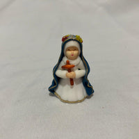 St. Rose of Lima Mini Figure - 1.2 in. - Unique Catholic Gifts