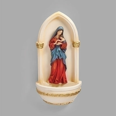 Madonna and Child Holy Water Font 7