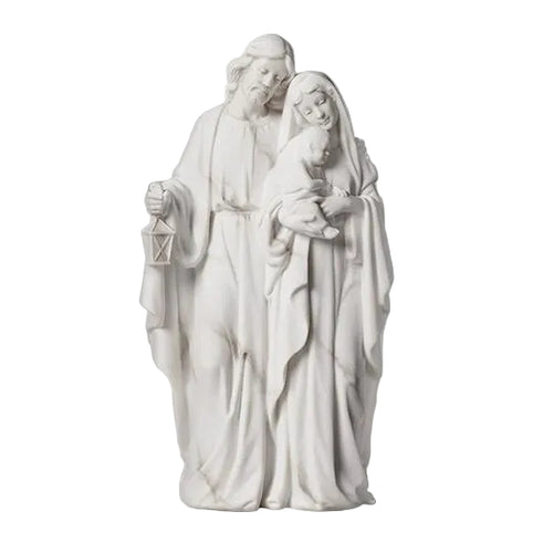 Marble White Holy Family Statue 8 1/4" - JMJs Catholic Store, Inc