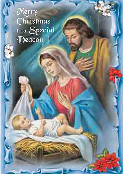 Feliz Navidad, querido diácono.